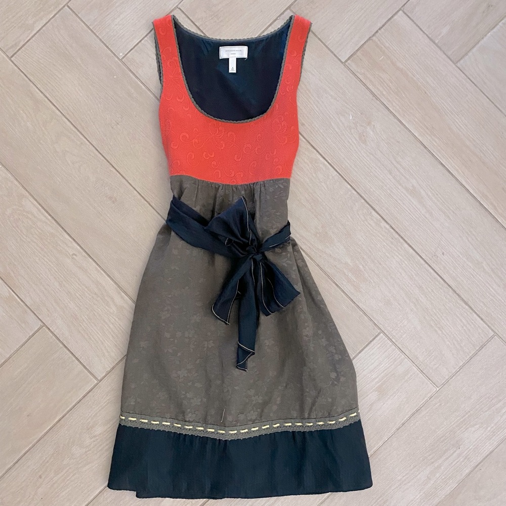 Anthropologie Multi Textured Silk Midi, Small 4